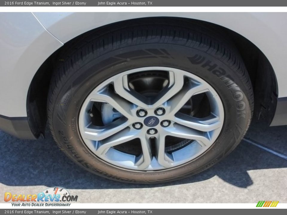 2016 Ford Edge Titanium Ingot Silver / Ebony Photo #14