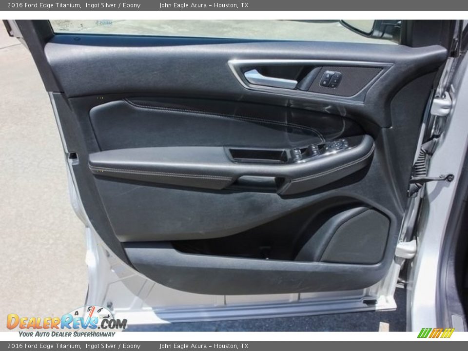 2016 Ford Edge Titanium Ingot Silver / Ebony Photo #15