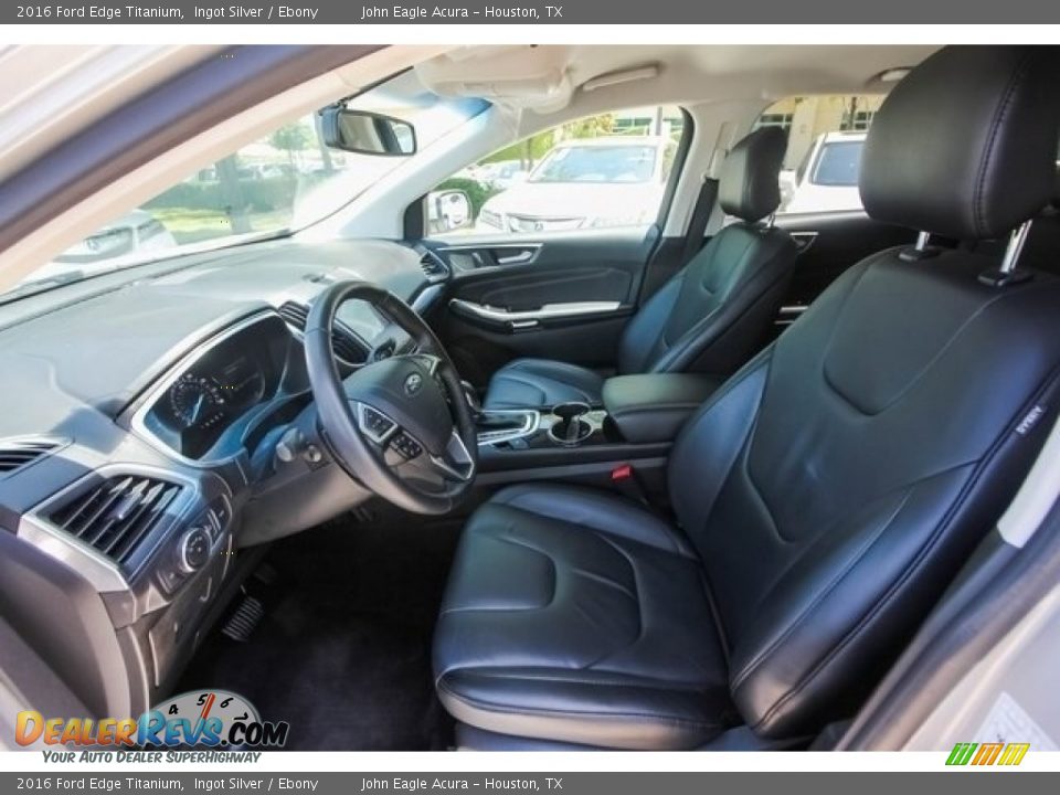 2016 Ford Edge Titanium Ingot Silver / Ebony Photo #18