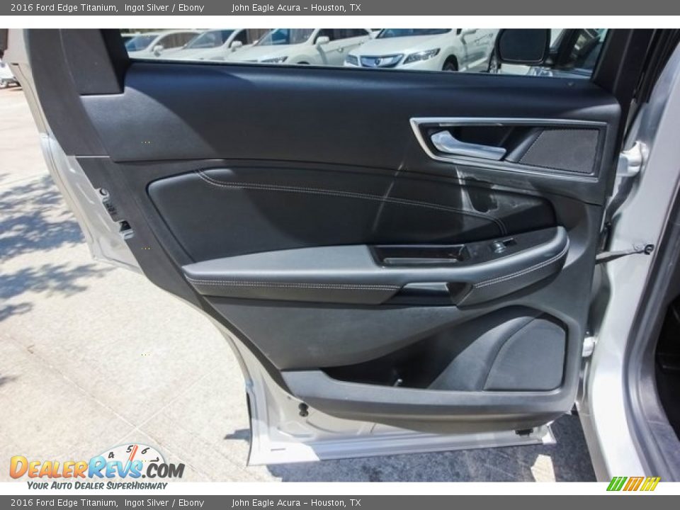 2016 Ford Edge Titanium Ingot Silver / Ebony Photo #19