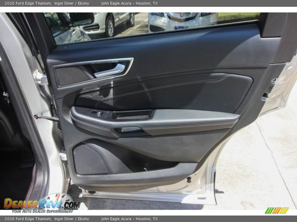 2016 Ford Edge Titanium Ingot Silver / Ebony Photo #22