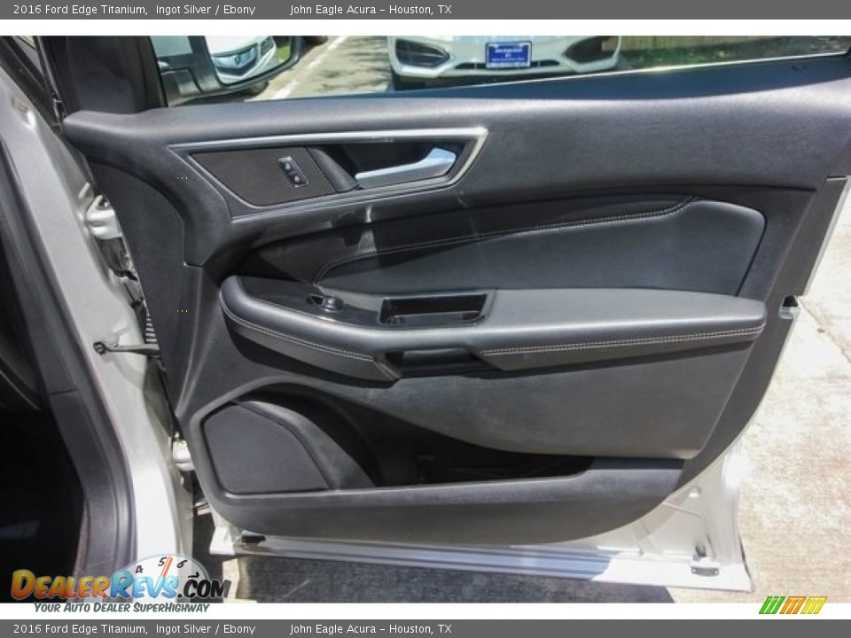 2016 Ford Edge Titanium Ingot Silver / Ebony Photo #24