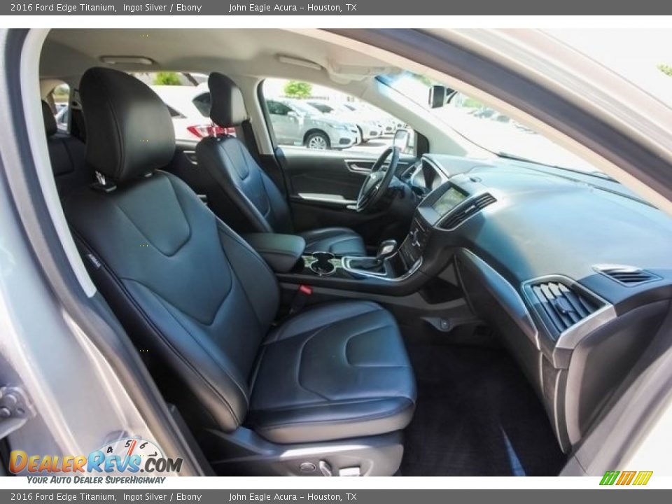 2016 Ford Edge Titanium Ingot Silver / Ebony Photo #25