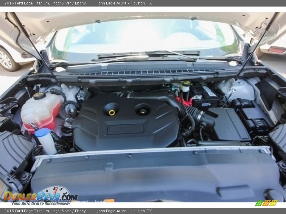 2016 Ford Edge Titanium Ingot Silver / Ebony Photo #26