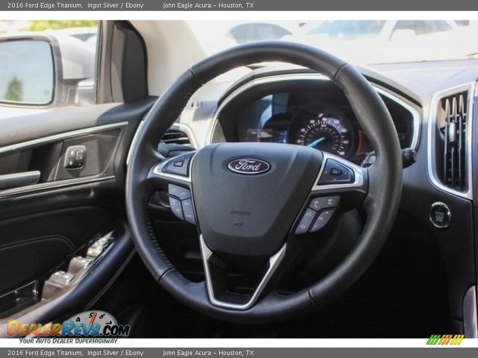 2016 Ford Edge Titanium Ingot Silver / Ebony Photo #29