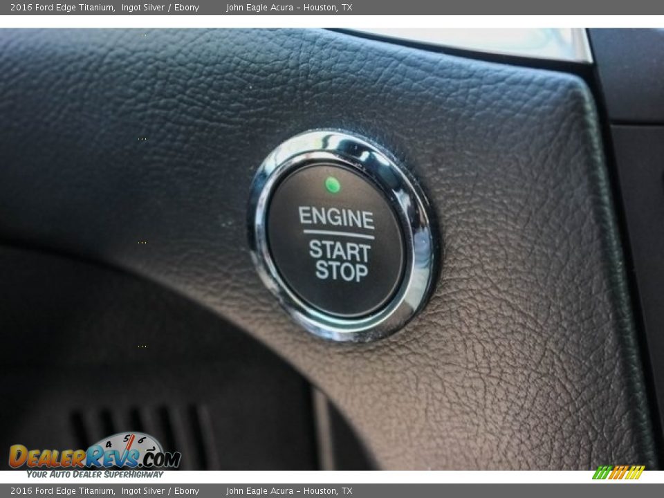 2016 Ford Edge Titanium Ingot Silver / Ebony Photo #36