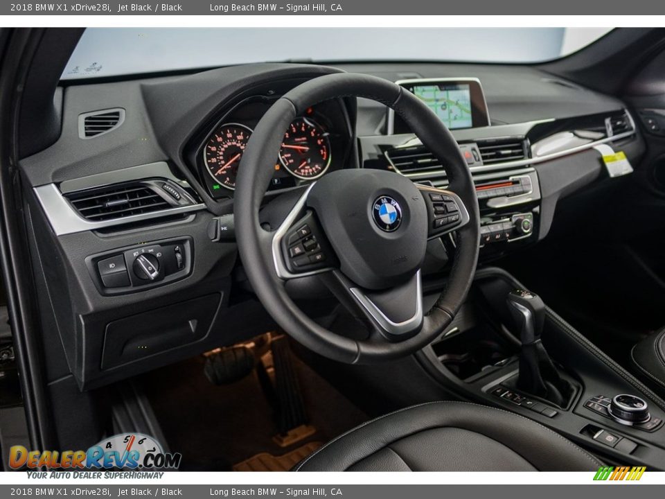 2018 BMW X1 xDrive28i Jet Black / Black Photo #6