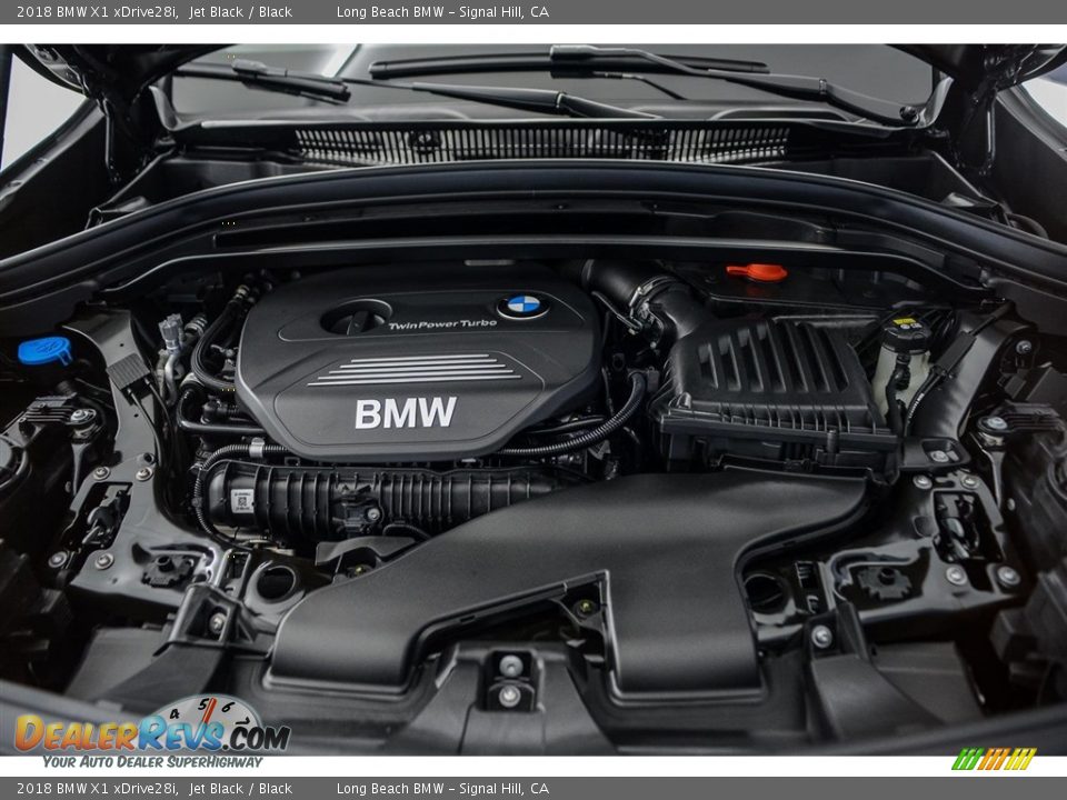 2018 BMW X1 xDrive28i Jet Black / Black Photo #8