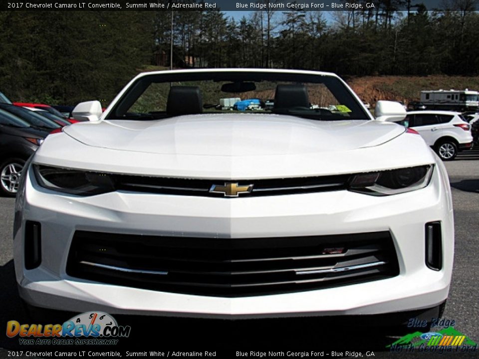 2017 Chevrolet Camaro LT Convertible Summit White / Adrenaline Red Photo #4