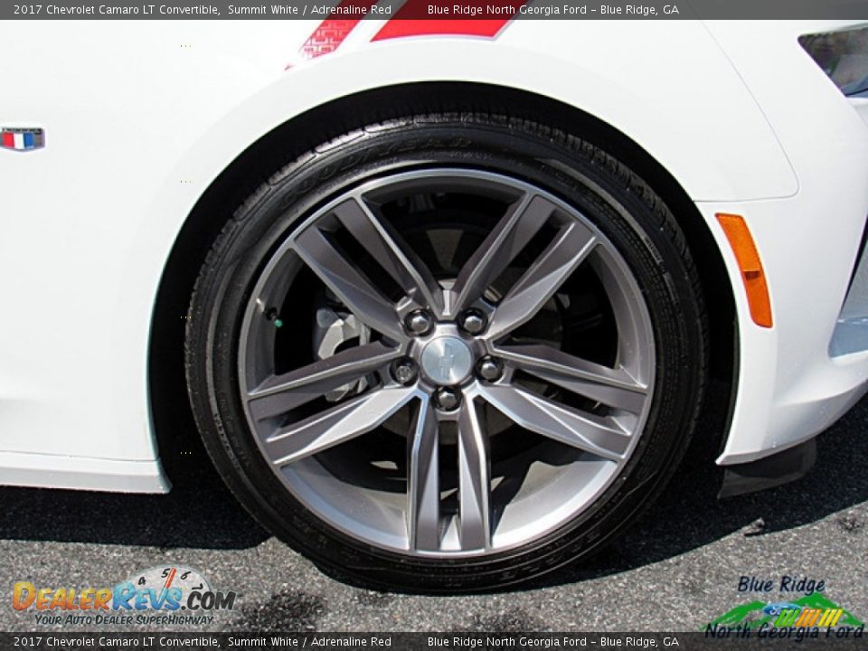 2017 Chevrolet Camaro LT Convertible Summit White / Adrenaline Red Photo #11