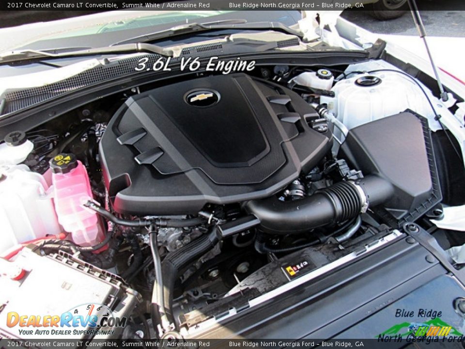 2017 Chevrolet Camaro LT Convertible Summit White / Adrenaline Red Photo #12