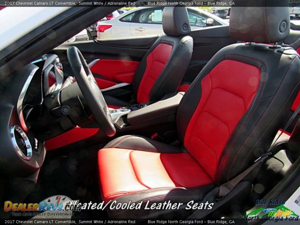 2017 Chevrolet Camaro LT Convertible Summit White / Adrenaline Red Photo #13