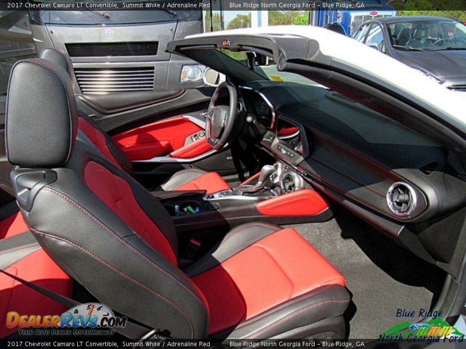 2017 Chevrolet Camaro LT Convertible Summit White / Adrenaline Red Photo #14