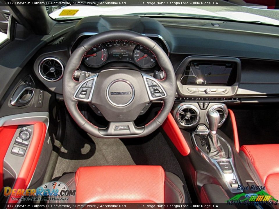 2017 Chevrolet Camaro LT Convertible Summit White / Adrenaline Red Photo #16