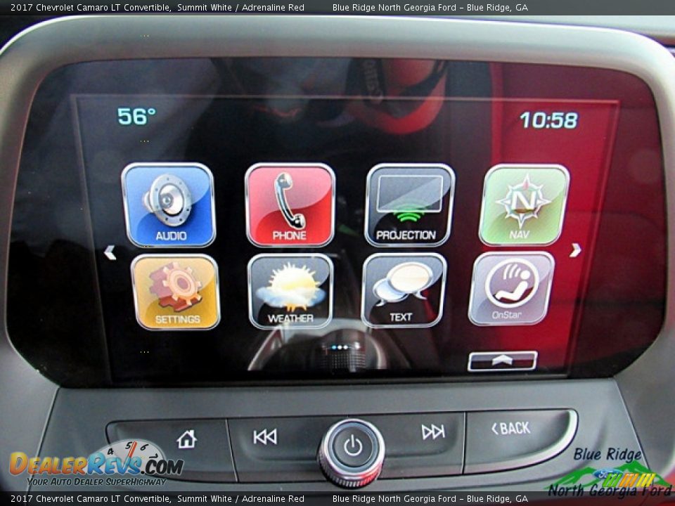 2017 Chevrolet Camaro LT Convertible Summit White / Adrenaline Red Photo #20