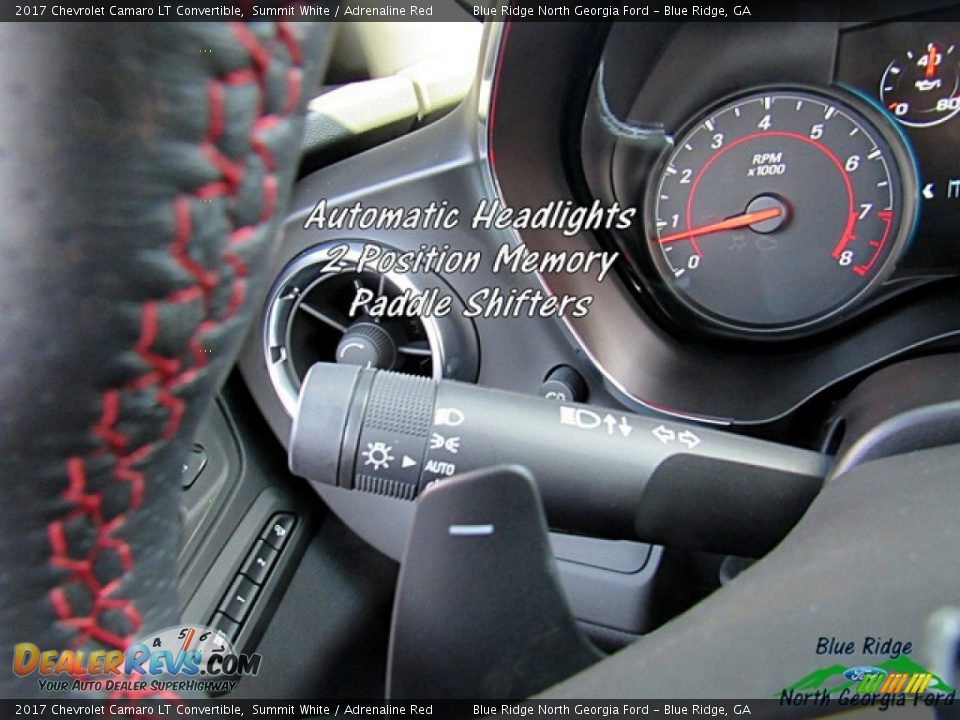 2017 Chevrolet Camaro LT Convertible Summit White / Adrenaline Red Photo #23