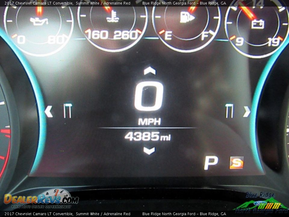 2017 Chevrolet Camaro LT Convertible Summit White / Adrenaline Red Photo #24