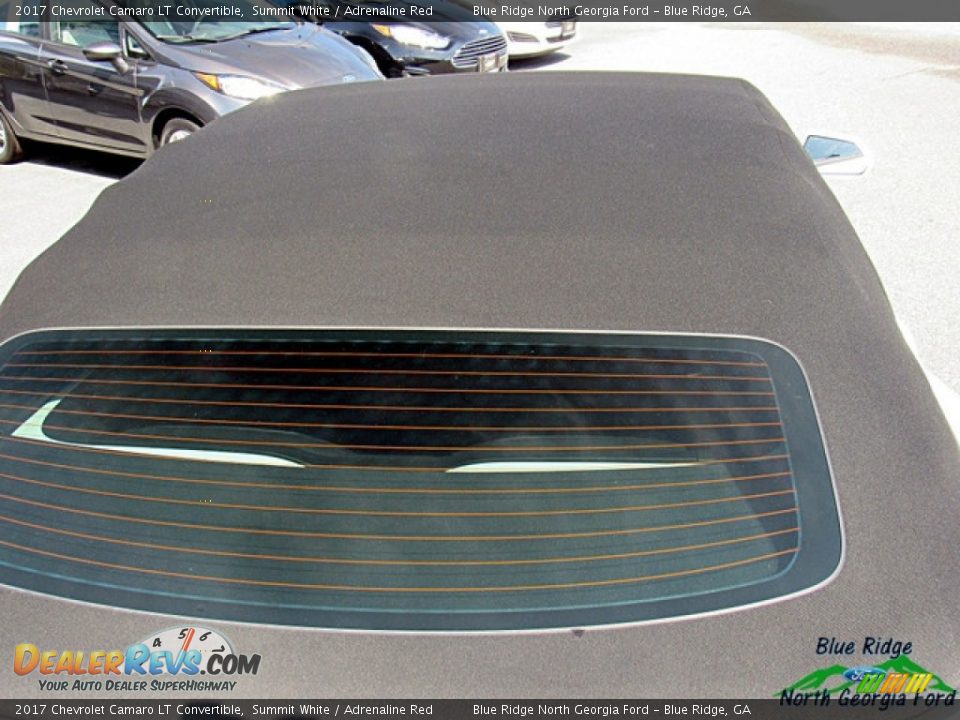 2017 Chevrolet Camaro LT Convertible Summit White / Adrenaline Red Photo #26