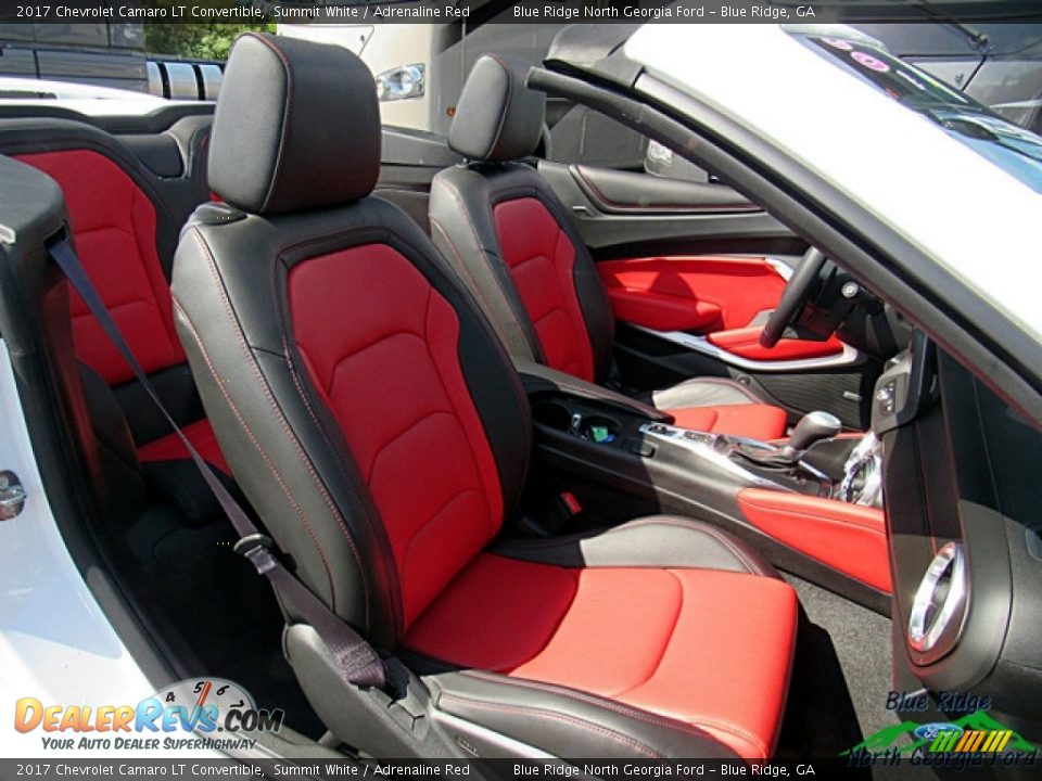 2017 Chevrolet Camaro LT Convertible Summit White / Adrenaline Red Photo #30
