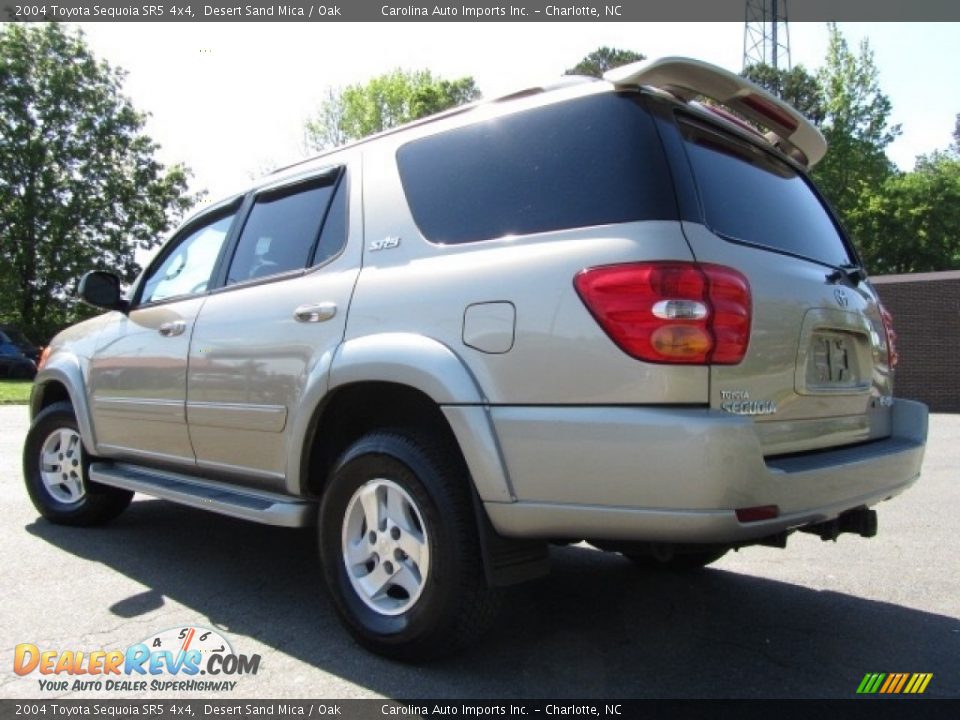 2004 Toyota Sequoia SR5 4x4 Desert Sand Mica / Oak Photo #8