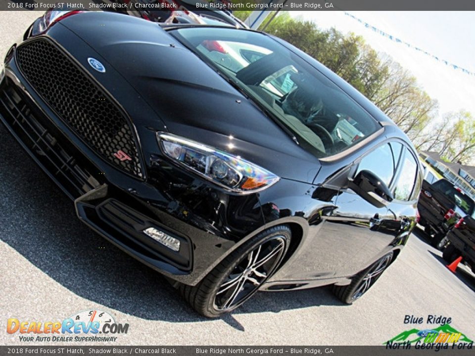 2018 Ford Focus ST Hatch Shadow Black / Charcoal Black Photo #33