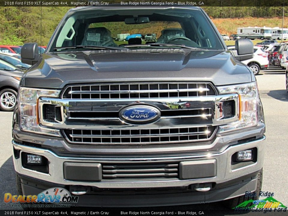 2018 Ford F150 XLT SuperCab 4x4 Magnetic / Earth Gray Photo #8