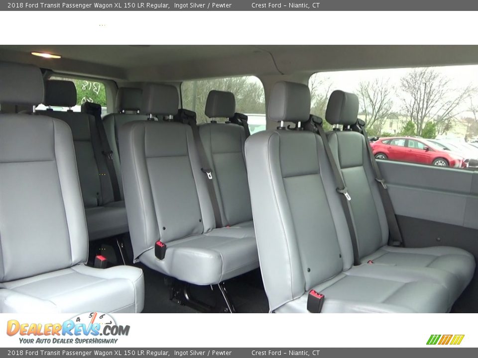 Rear Seat of 2018 Ford Transit Passenger Wagon XL 150 LR Regular Photo #20