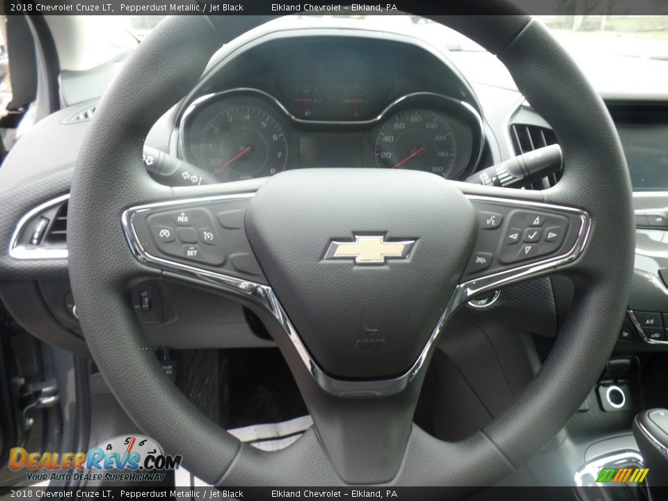 2018 Chevrolet Cruze LT Pepperdust Metallic / Jet Black Photo #19