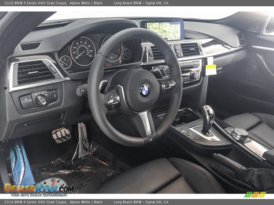 Black Interior - 2019 BMW 4 Series 440i Gran Coupe Photo #6