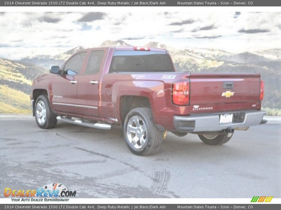 2014 Chevrolet Silverado 1500 LTZ Double Cab 4x4 Deep Ruby Metallic / Jet Black/Dark Ash Photo #8