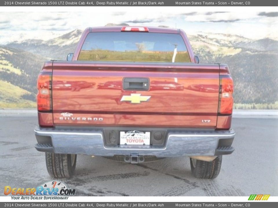 2014 Chevrolet Silverado 1500 LTZ Double Cab 4x4 Deep Ruby Metallic / Jet Black/Dark Ash Photo #9