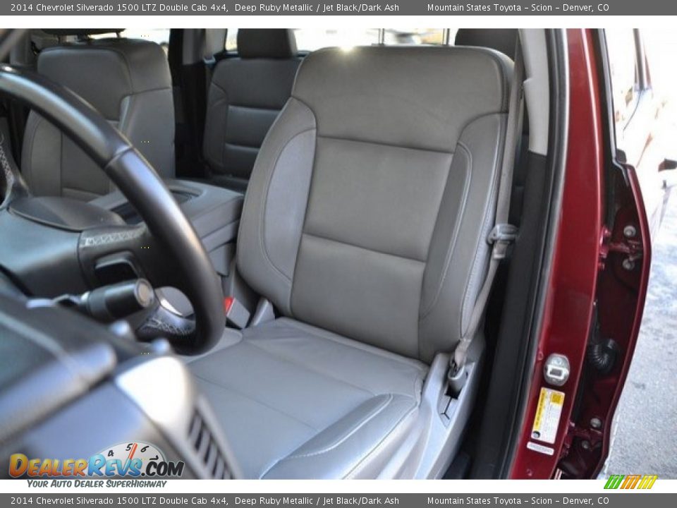 2014 Chevrolet Silverado 1500 LTZ Double Cab 4x4 Deep Ruby Metallic / Jet Black/Dark Ash Photo #12
