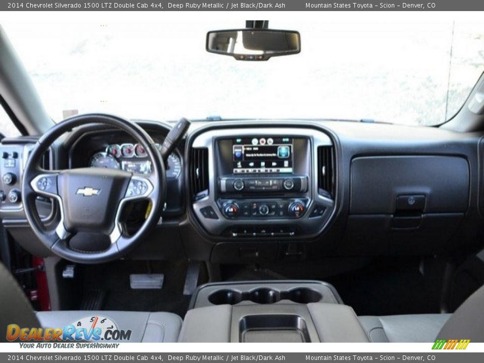 2014 Chevrolet Silverado 1500 LTZ Double Cab 4x4 Deep Ruby Metallic / Jet Black/Dark Ash Photo #13