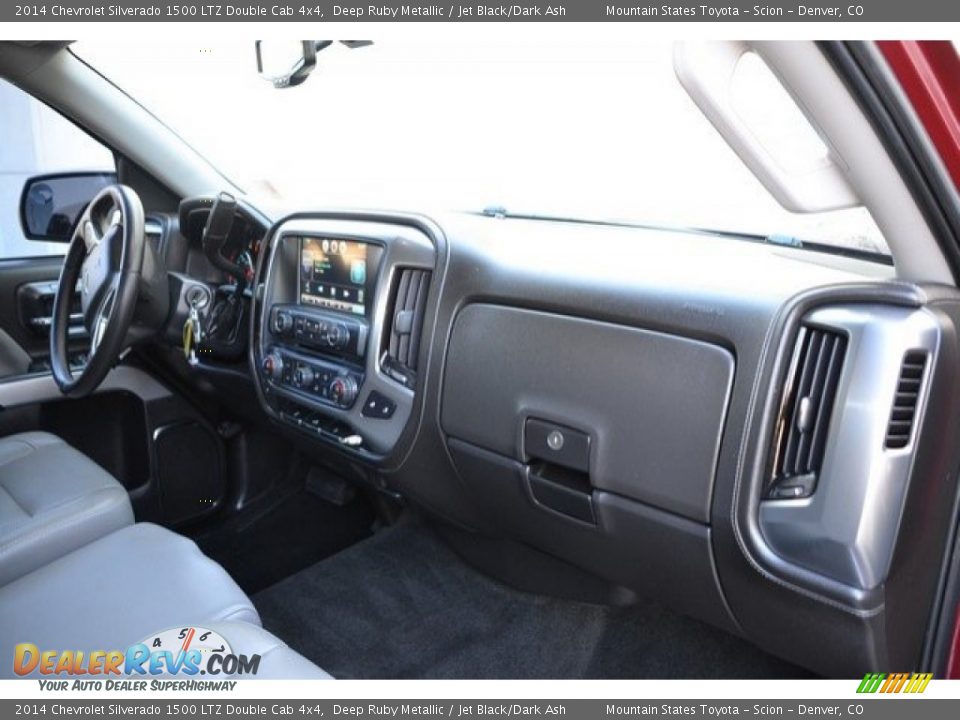 2014 Chevrolet Silverado 1500 LTZ Double Cab 4x4 Deep Ruby Metallic / Jet Black/Dark Ash Photo #16