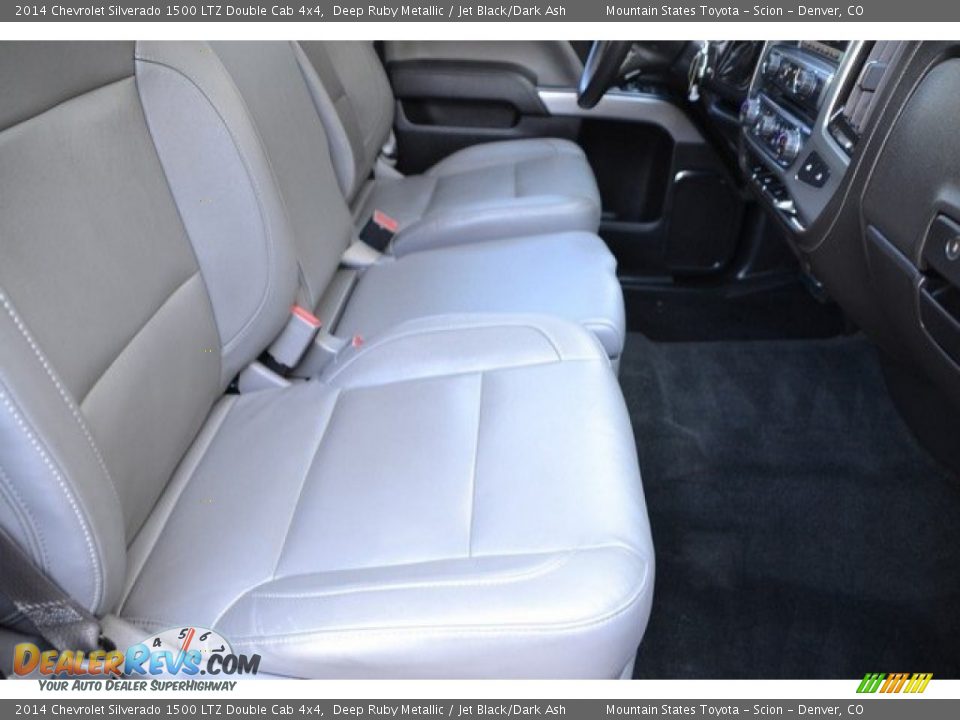 2014 Chevrolet Silverado 1500 LTZ Double Cab 4x4 Deep Ruby Metallic / Jet Black/Dark Ash Photo #17