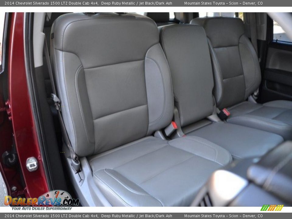 2014 Chevrolet Silverado 1500 LTZ Double Cab 4x4 Deep Ruby Metallic / Jet Black/Dark Ash Photo #18