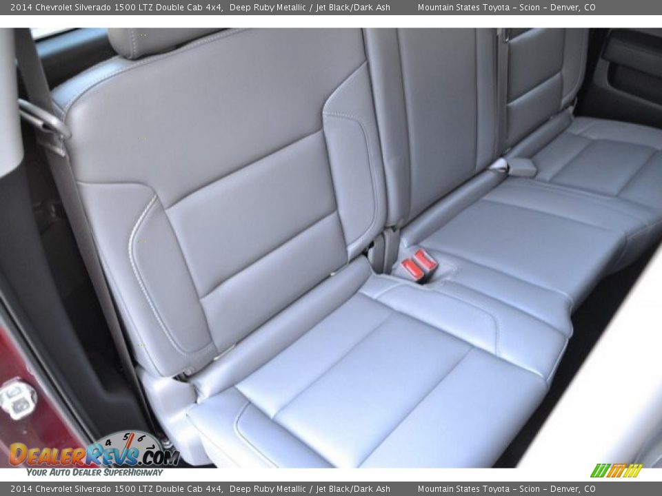 2014 Chevrolet Silverado 1500 LTZ Double Cab 4x4 Deep Ruby Metallic / Jet Black/Dark Ash Photo #23