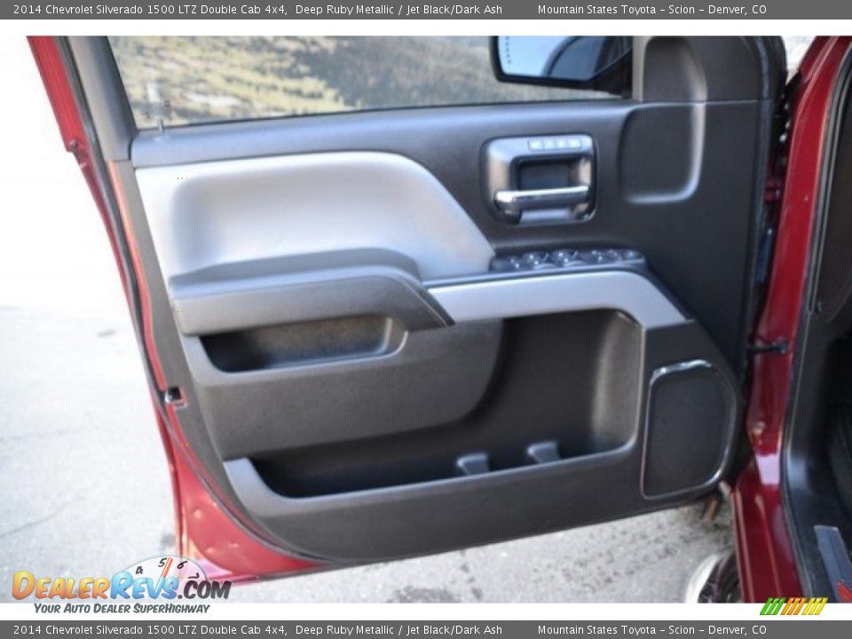 2014 Chevrolet Silverado 1500 LTZ Double Cab 4x4 Deep Ruby Metallic / Jet Black/Dark Ash Photo #24