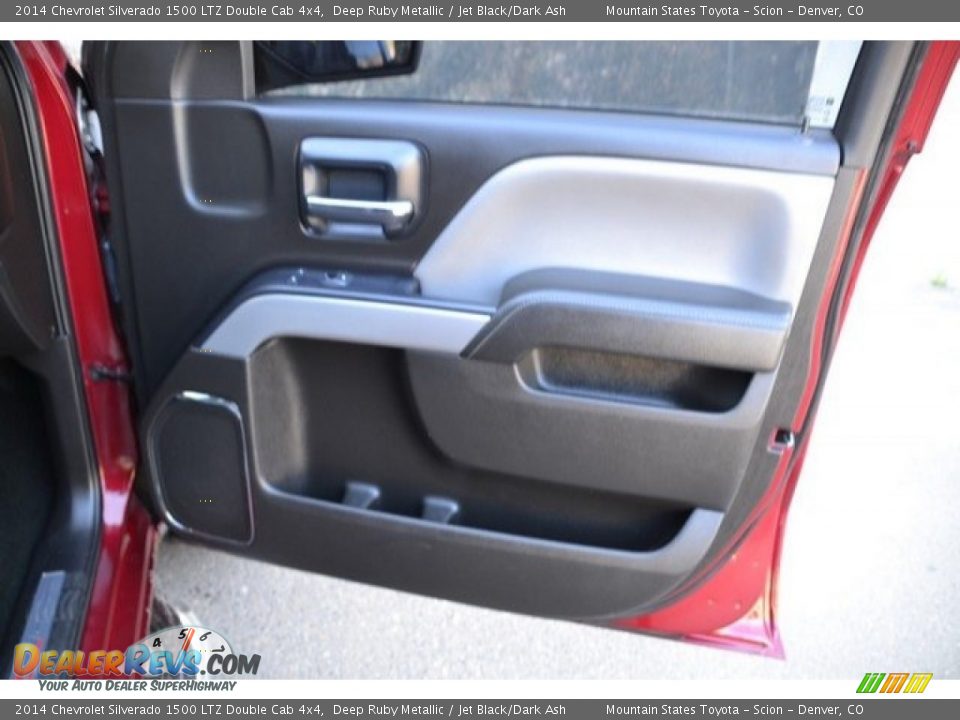 2014 Chevrolet Silverado 1500 LTZ Double Cab 4x4 Deep Ruby Metallic / Jet Black/Dark Ash Photo #25