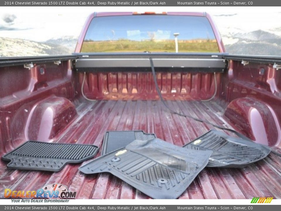 2014 Chevrolet Silverado 1500 LTZ Double Cab 4x4 Deep Ruby Metallic / Jet Black/Dark Ash Photo #26