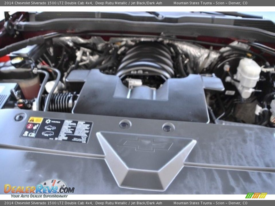 2014 Chevrolet Silverado 1500 LTZ Double Cab 4x4 Deep Ruby Metallic / Jet Black/Dark Ash Photo #27