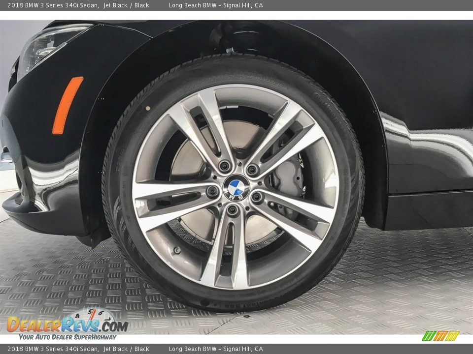 2018 BMW 3 Series 340i Sedan Jet Black / Black Photo #9