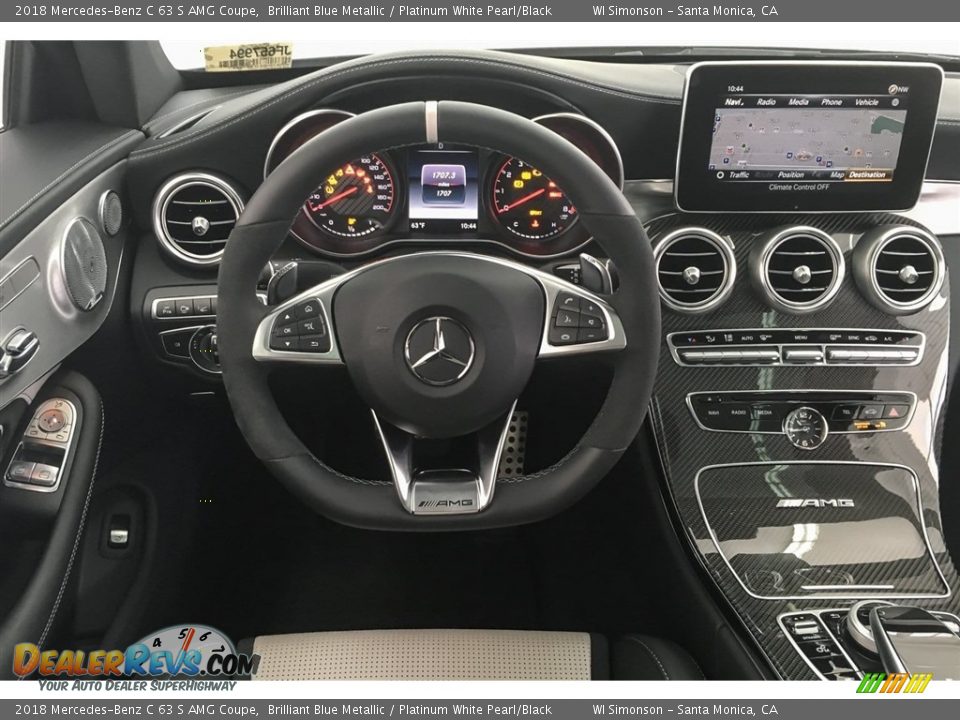 2018 Mercedes-Benz C 63 S AMG Coupe Steering Wheel Photo #4