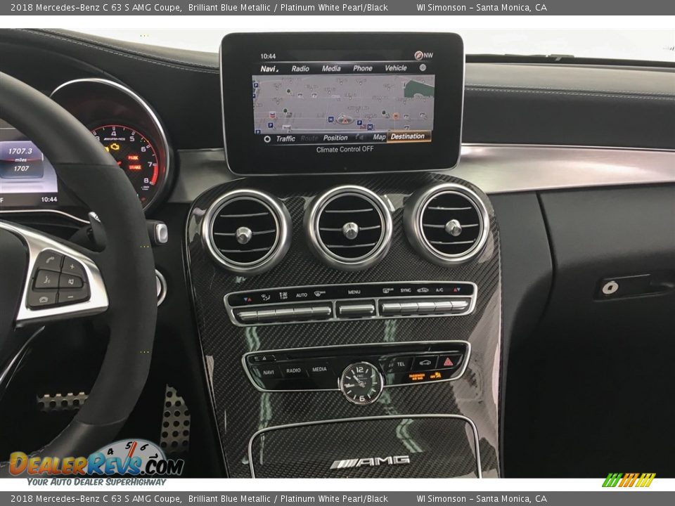 Controls of 2018 Mercedes-Benz C 63 S AMG Coupe Photo #5