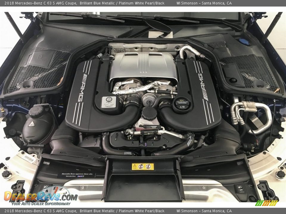 2018 Mercedes-Benz C 63 S AMG Coupe 4.0 Liter AMG biturbo DOHC 32-Valve VVT V8 Engine Photo #9