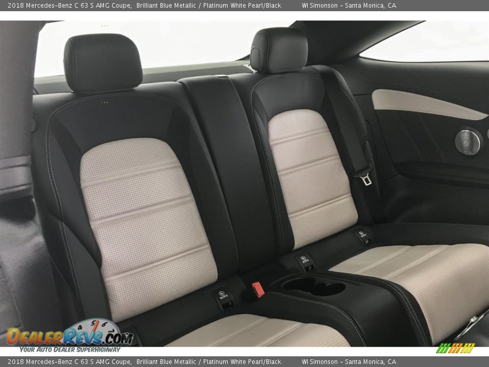 Rear Seat of 2018 Mercedes-Benz C 63 S AMG Coupe Photo #13