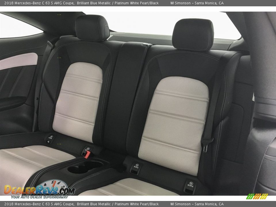 Rear Seat of 2018 Mercedes-Benz C 63 S AMG Coupe Photo #16