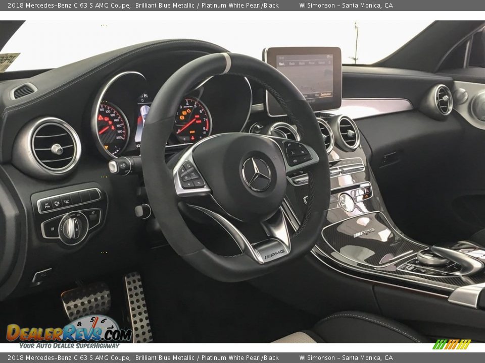 Dashboard of 2018 Mercedes-Benz C 63 S AMG Coupe Photo #20