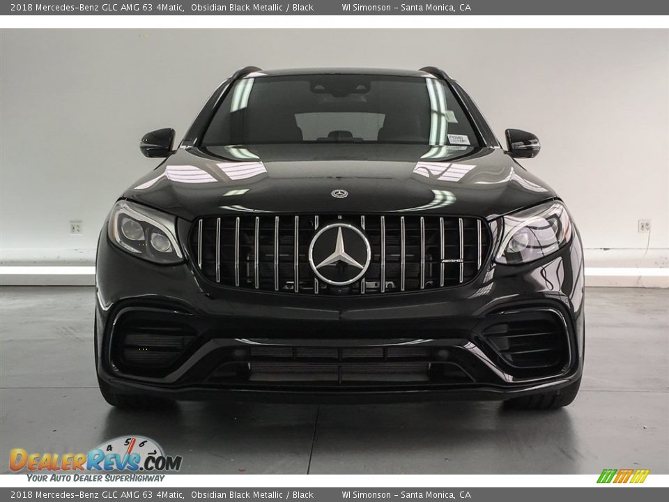 2018 Mercedes-Benz GLC AMG 63 4Matic Obsidian Black Metallic / Black Photo #2