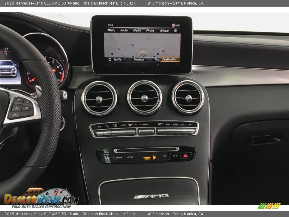 2018 Mercedes-Benz GLC AMG 63 4Matic Obsidian Black Metallic / Black Photo #5